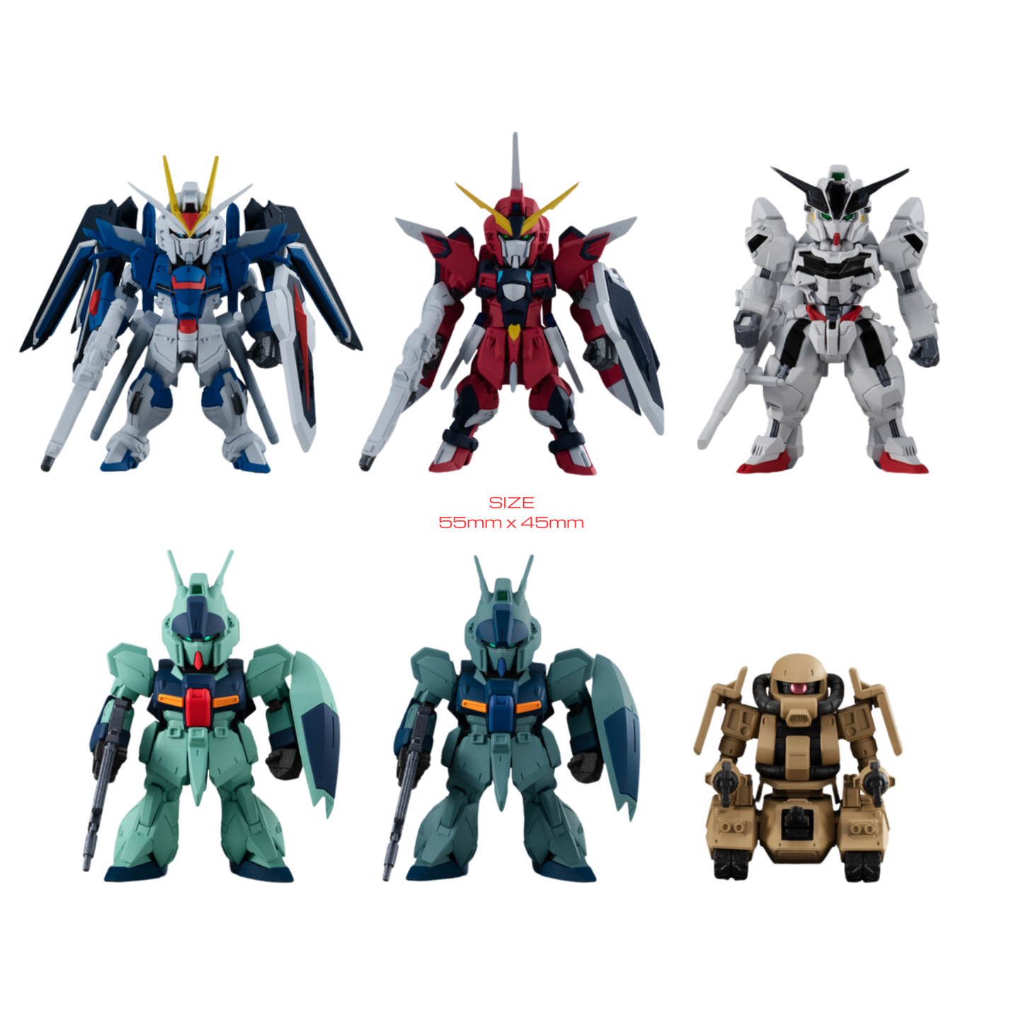 FW Gundam Converge 24 - Collectible Gundam Mini Figures - Sold Individually